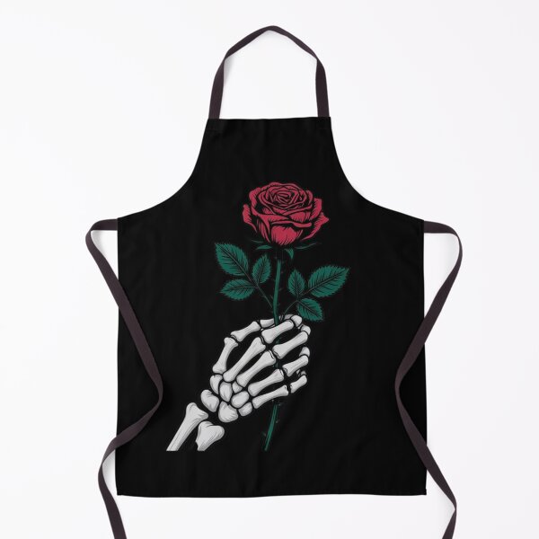 Item preview, Skeleton Hand Holding Red Rose – Dark Love Gothic Design designed and sold by Redwan58.