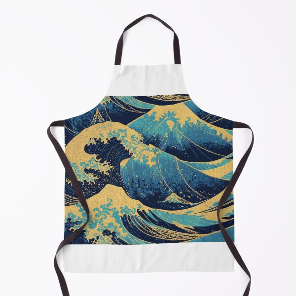Item preview, Modern Abstract Ocean Waves Seamless Pattern designed and sold by cesinhasilva.