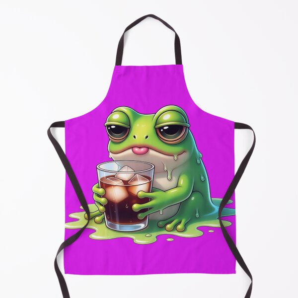 Item preview, Tired Frog Aesthetic: Cute Melting Frog Design Collection designed and sold by Bittor18.