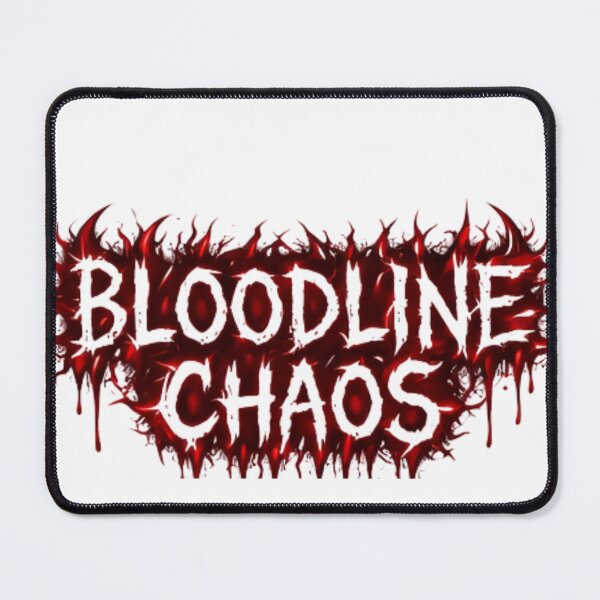 Item preview, Bloodline Chaos – Gothic Dripping Blood Metal Design designed and sold by bloomandbeads.eu.