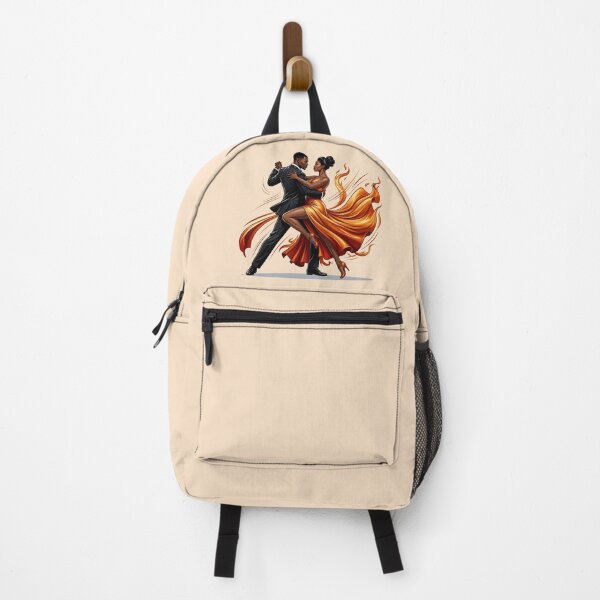 Item preview, Fiery Salsa - Elegant Black Couple Latin Dance Art designed and sold by WowDezign.