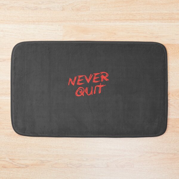 Item preview, Never Quit Bold Red Motivation designed and sold by StorySeller85.