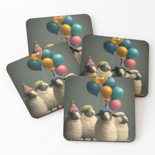 Item preview, Sheep 2nd Birthday Card – Cute Farm Animal Birthday Illustration designed and sold by TringTringCards.
