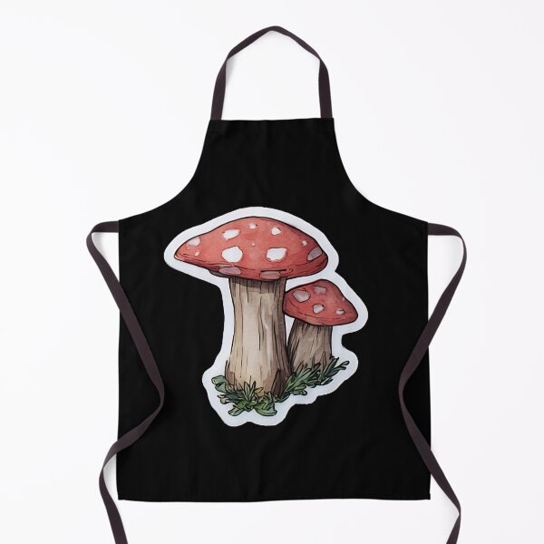 Item preview, Red Watercolor Forest Toadstools designed and sold by kndzxf.