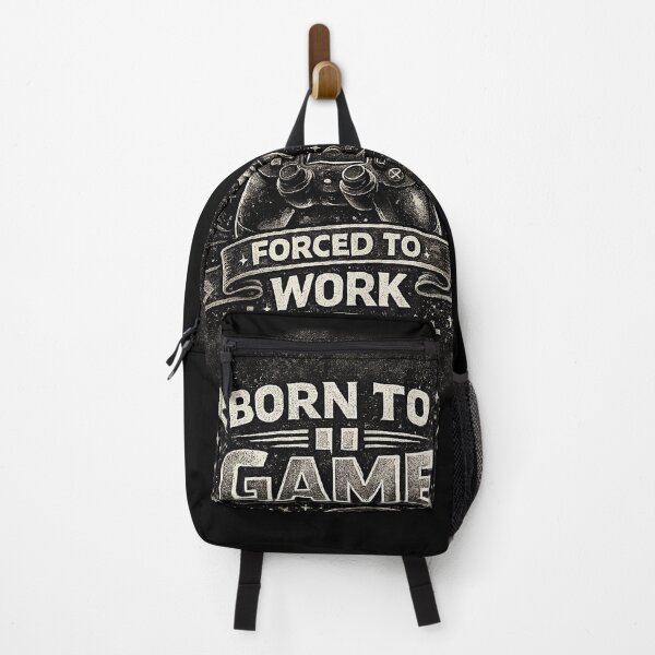 Item preview, Gift for Gamer, "Born to Game, forced to Work" designed and sold by Adrikul.