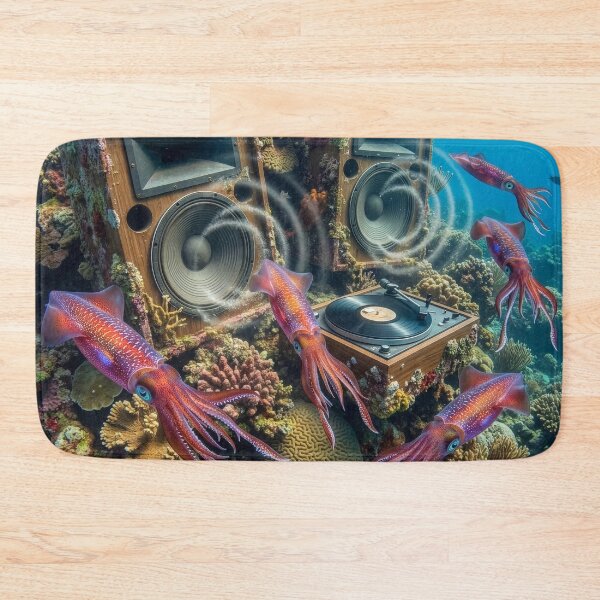 Item preview, Squids Vinyl Aficionados Have a Record Party  designed and sold by Tridentulus.