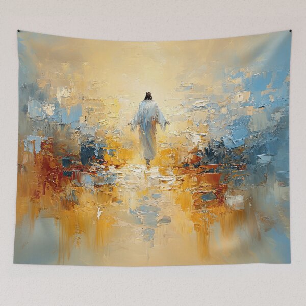 Item preview, Jesus Walks on Water - Abstract Art designed and sold by ArtHouseNiklas.