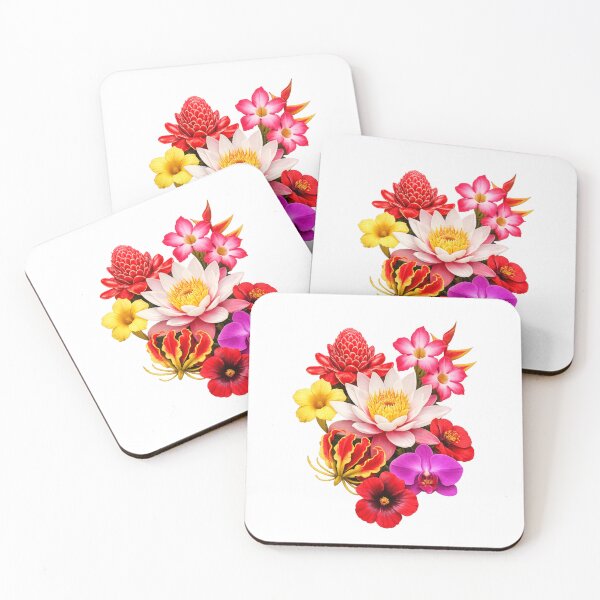 Item preview, Tropical Floral Apophysis – Exotic Paradise Bloom designed and sold by Fabrifrank.