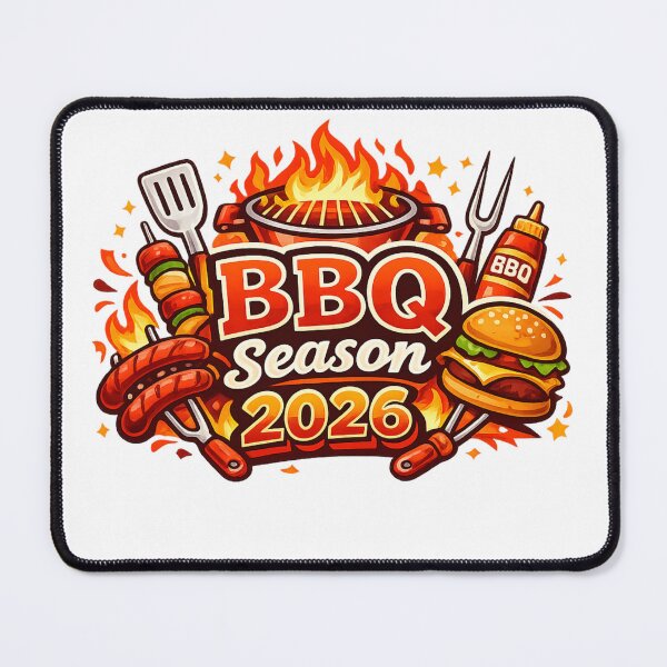 Item preview, BBQ Season Festival Grill Party Design designed and sold by Combat Skies.