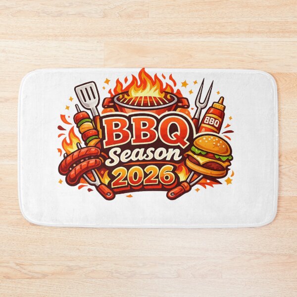 Item preview, BBQ Season Festival Grill Party Design designed and sold by Combat Skies.