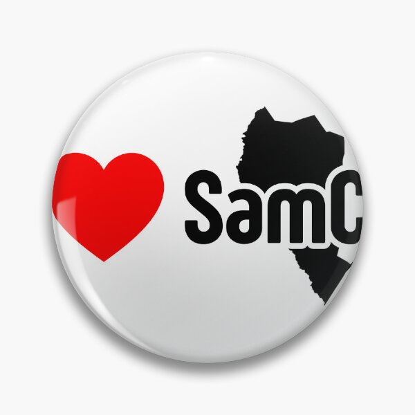 Item preview, I Love SamCo | Sampson County NC Map Outline designed and sold by raynmandesigns.