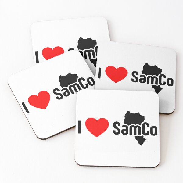 Item preview, I Love SamCo | Sampson County NC Map Outline designed and sold by raynmandesigns.