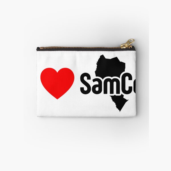 Item preview, I Love SamCo | Sampson County NC Map Outline designed and sold by raynmandesigns.