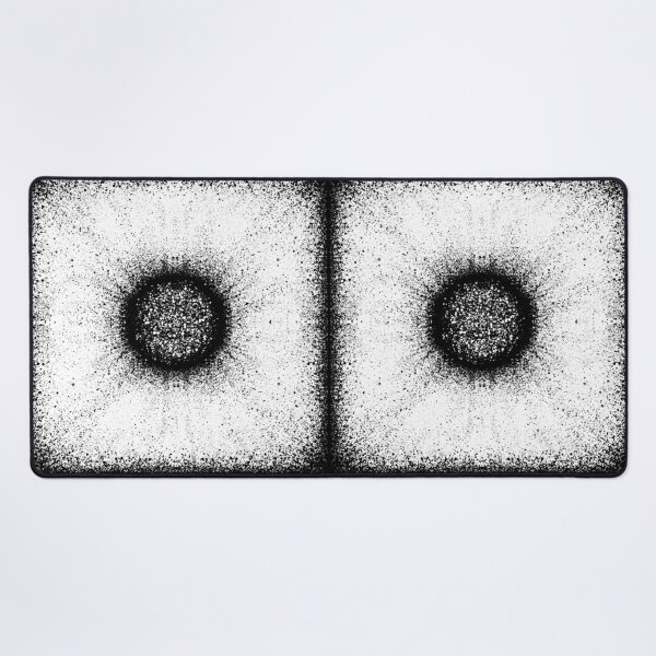 Item preview, Pattern of "Poof" tile in the white and black color designed and sold by Cherevan.