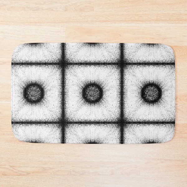 Item preview, Pattern of "Poof" tile in the white and black color designed and sold by Cherevan.