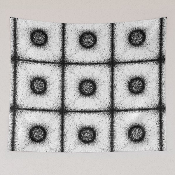 Item preview, Pattern of "Poof" tile in the white and black color designed and sold by Cherevan.