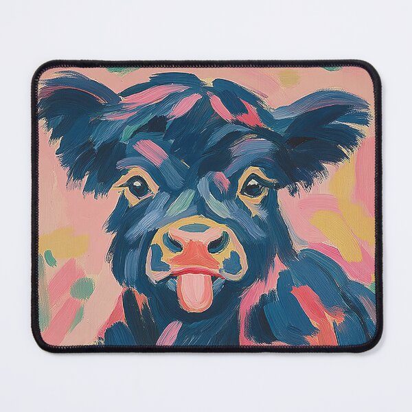 Item preview, Funny cow with tongue sticking out designed and sold by ArtHouseNiklas.