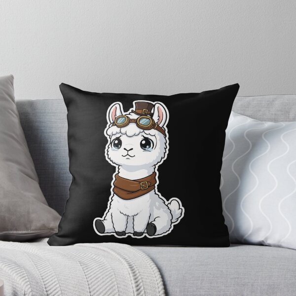 Item preview, Cute Steampunk Llama with Glowing Eyes Mascot designed and sold by PixelStudioBe.