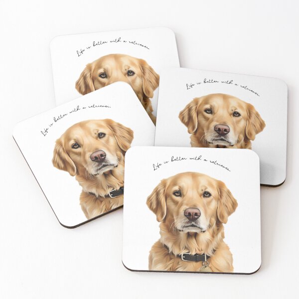 Item preview, Life is Better with a Golden Retriever designed and sold by The Artful Paw.