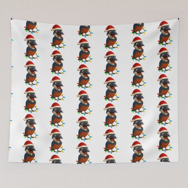 Item preview, Christmas Ringed Kingfisher  designed and sold by Sillytoe.