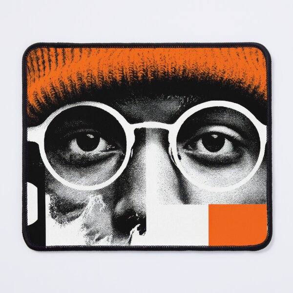 Item preview, Man with orange hat and glasses designed and sold by anytka.