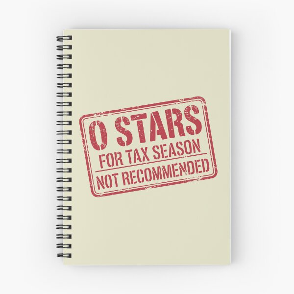 Item preview, Internal Revenue Misery Zero Stars Funny Tax Quote designed and sold by GrafTeesLab.