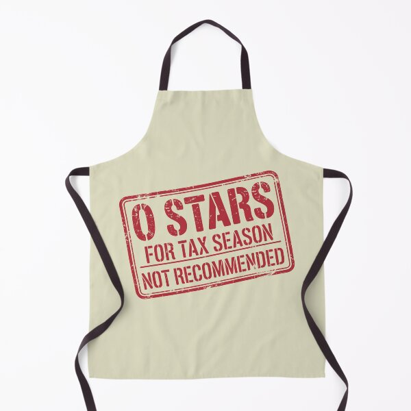 Item preview, Internal Revenue Misery Zero Stars Funny Tax Quote designed and sold by GrafTeesLab.