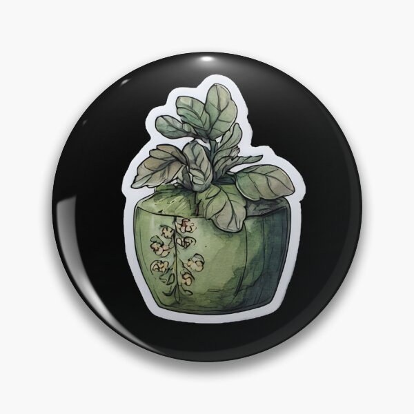 Item preview, Sweet Watercolor Potted Plant designed and sold by kndzxf.