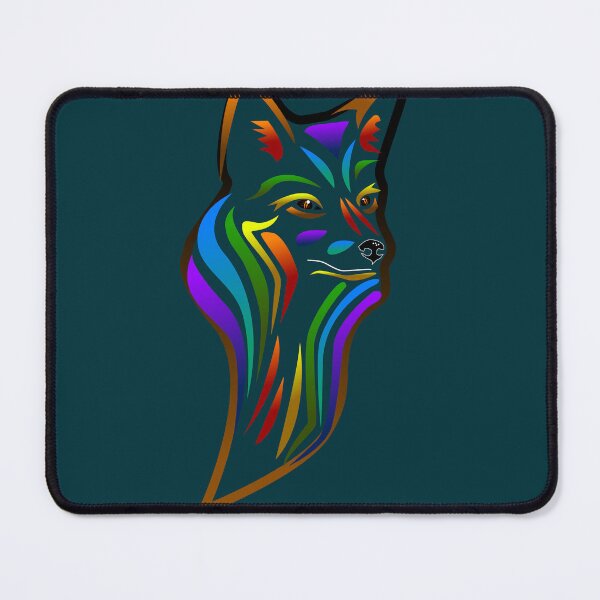 Item preview, Rainbow Fox Vector Art Colorful Animal Design designed and sold by So-Jeli.