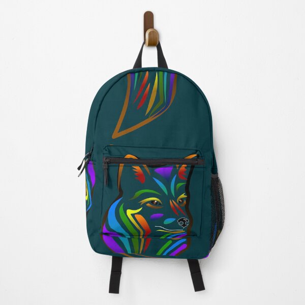 Item preview, Rainbow Fox Vector Art Colorful Animal Design designed and sold by So-Jeli.