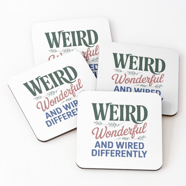 Item preview, Weird Wonderful And Wired Differently - Neurodivergent Pride designed and sold by wyrddifferent.