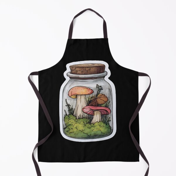 Item preview, Vintage Watercolor Mushroom Terrarium designed and sold by kndzxf.