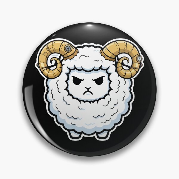 Item preview, Steampunk Ram Sheep with Mechanical Horns designed and sold by PixelStudioBe.
