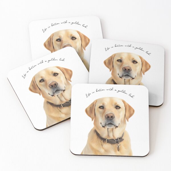 Item preview, Life is Better with a Golden Labrador designed and sold by The Artful Paw.