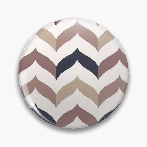Item preview, Khaki Navy Blue Soft Mauve White Chevron Pattern designed and sold by burbankdesigns.