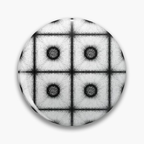 Item preview, Pattern of "Poof" tile in the white and black designed and sold by Cherevan.