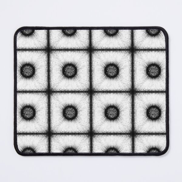 Item preview, Pattern of "Poof" tile in the white and black designed and sold by Cherevan.
