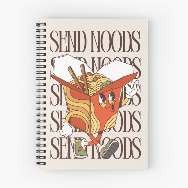 Item preview, Send Noods Retro Groovy Noodle Box Character designed and sold by OopsieDaisiesSh.