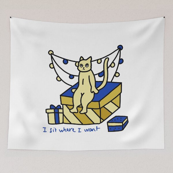 Item preview, I Sit Where I Want Funny Cat designed and sold by Baby-Care.
