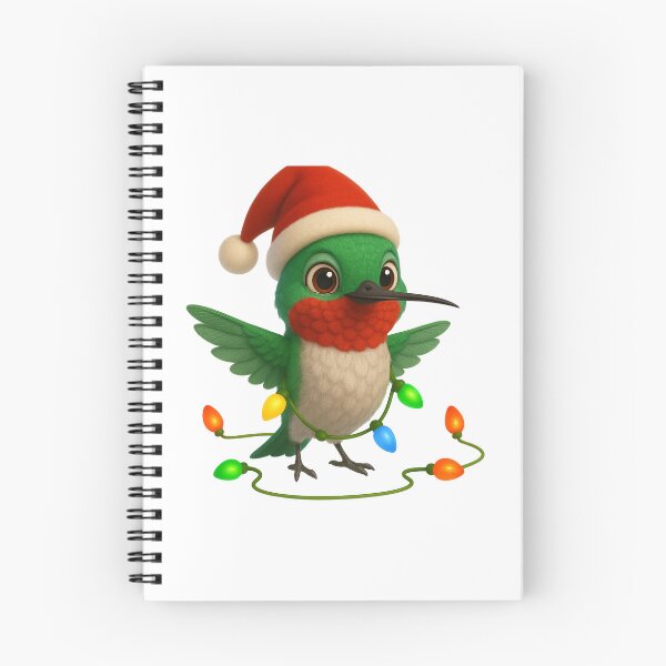 Item preview, Christmas Ruby-Throated Hummingbird designed and sold by Sillytoe.