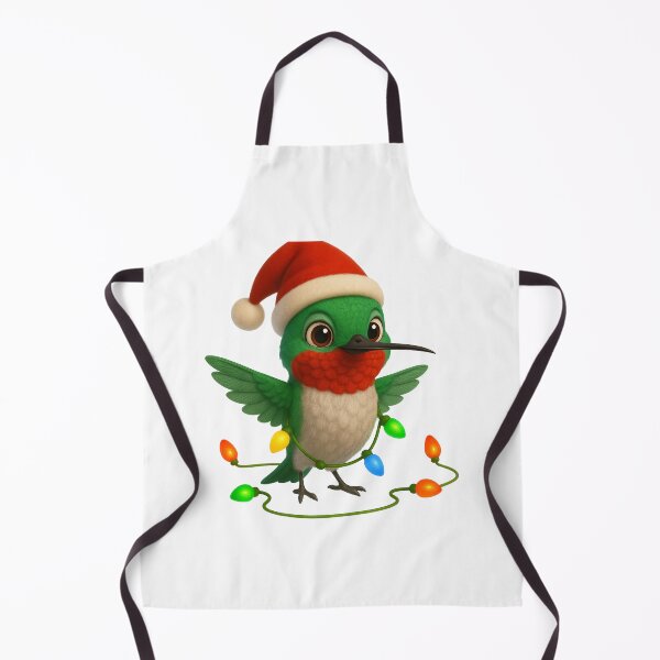 Item preview, Christmas Ruby-Throated Hummingbird designed and sold by Sillytoe.