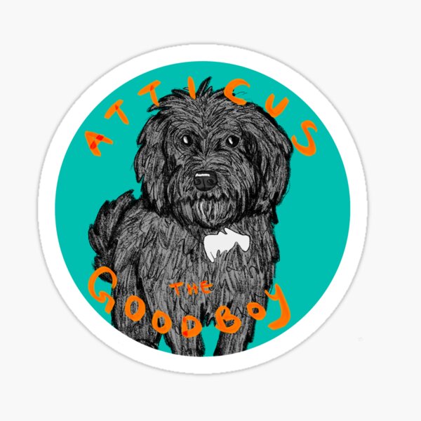 Atticus the cockapoo Sticker