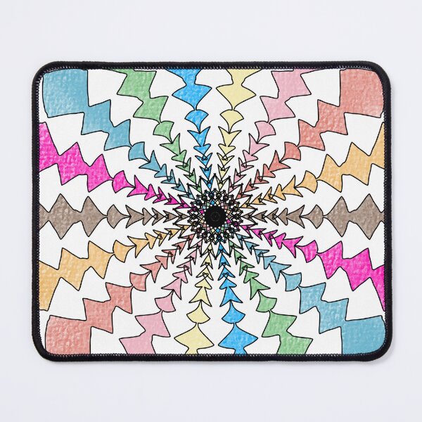 Item preview, Abstract Kaleidoscope Spiral Pattern – Psychedelic Geometric Mandala designed and sold by Blupunk.