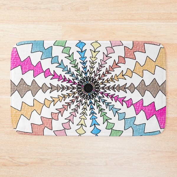 Item preview, Abstract Kaleidoscope Spiral Pattern – Psychedelic Geometric Mandala designed and sold by Blupunk.