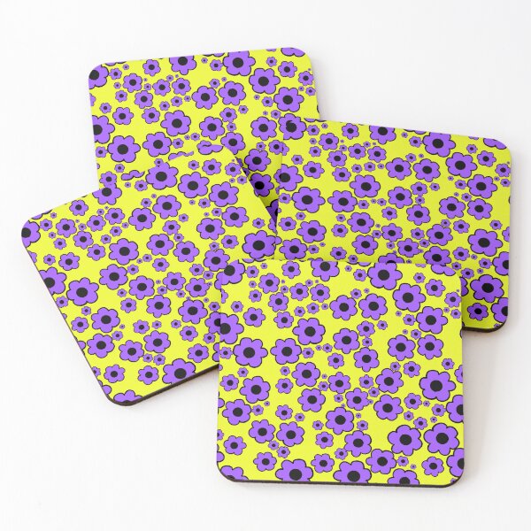 Item preview, Groovy Purple Daisy Seamless Pattern designed and sold by simpleyetcanva.