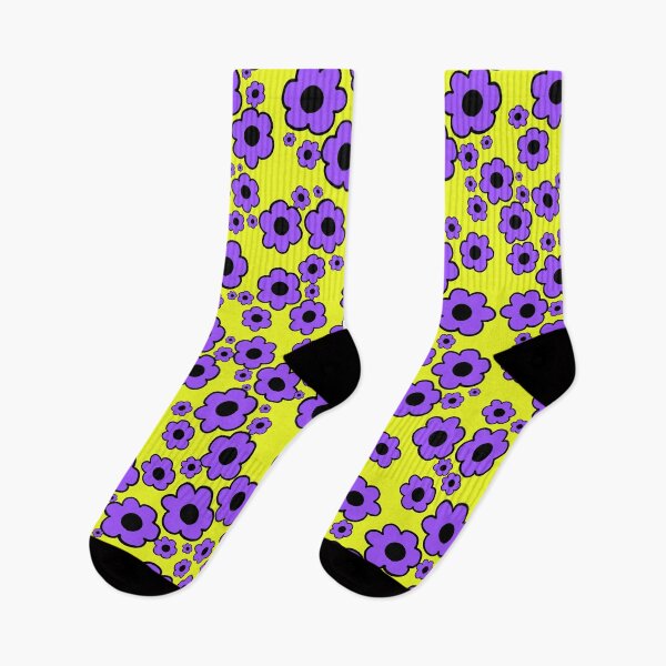 Item preview, Groovy Purple Daisy Seamless Pattern designed and sold by simpleyetcanva.