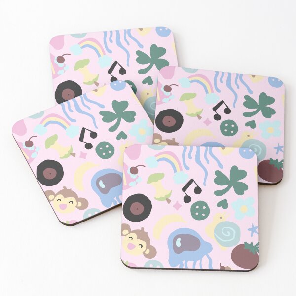 Item preview, monkeys and music pattern designed and sold by lavender afternoon.
