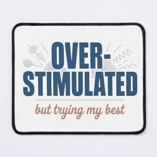 Item preview, Sensory Overload - Overstimulated AuDHD Graphic Tee designed and sold by wyrddifferent.