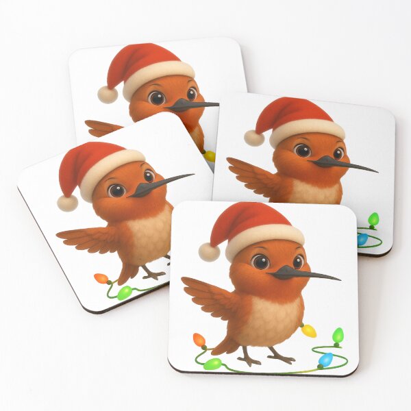 Item preview, Christmas Rufous Hummingbird  designed and sold by Sillytoe.