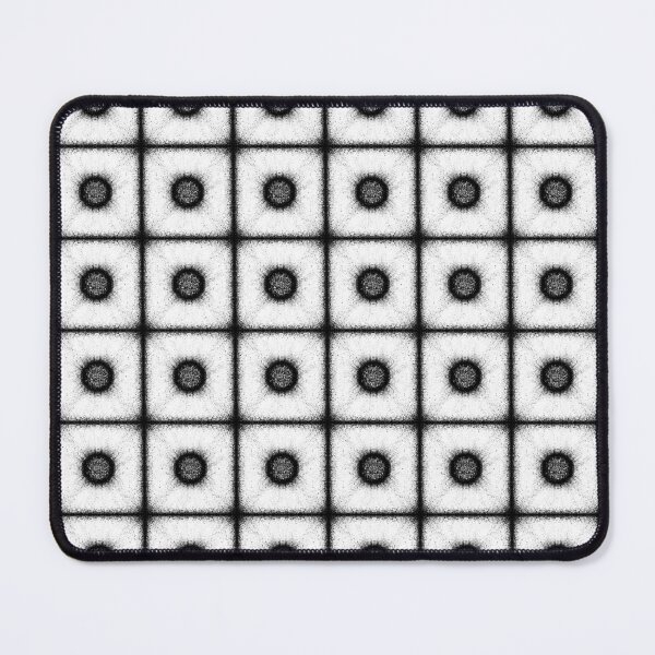 Item preview, Pattern of "Poof" tile in the white and black designed and sold by Cherevan.